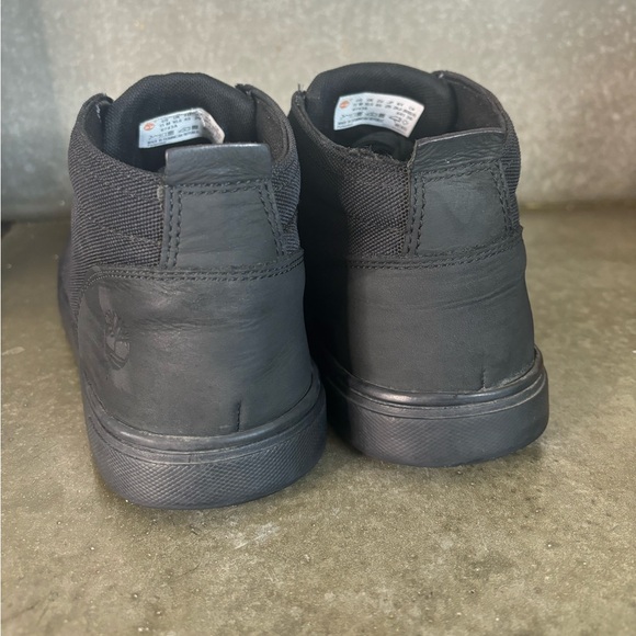 Black Timerlands Soft Suede And Fabric Men’s Shoe Size 11 Business / Casual - Picture 4 of 13